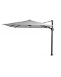 Platinum | Zweefparasol Challenger T² 300 x 300 cm | Lichtgrijs