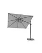 Platinum | Zweefparasol Voyager T² 270 x 270 cm | Lichtgrijs