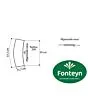 Fonteyn | Zwembad Randsteen | Randtegel Radius R200 met Afgeronde neus