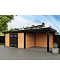 Fonteyn | Tuinhuis Rosalie met Overkapping 700 x 250 Exclusief