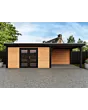 Fonteyn | Tuinhuis Rosalie met Overkapping 700 x 250 Exclusief