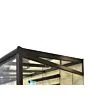 Fonteyn | Zijwand tuinkamer glazen panoramawand tbv Comfortline 300 cm
