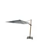4 Seasons Outdoor | Parasol Siesta Premium 300 x 300 cm | Houtlook-Charcoal