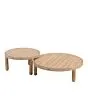 4 Seasons Outdoor | Koffietafel Sem Brushed Teak Ø60 cm x 32(h) cm