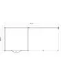 Lugarde Select | Tuinhuis Harderwijk met Overkapping Rechts 300 + 400 x 300 | Keteldruk Bruin