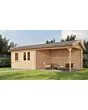 Lugarde Select | Tuinhuis Voorst met Overkapping Rechts 400 + 400 x 300 | Onbehandeld