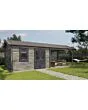Lugarde Select | Tuinhuis Voorst met Overkapping Rechts 400 + 400 x 300 | Keteldruk Grijs