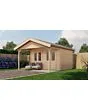 Lugarde Select | Tuinhuis Katwijk met Overkapping 400 + 200 x 300 | Onbehandeld