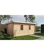 Lugarde Select | Tuinhuis Lochem met Garagedeur 400 x 500 | Onbehandeld