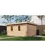Lugarde Select | Tuinhuis Lochem met Garagedeur 400 x 500 | Onbehandeld