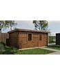 Lugarde Select | Tuinhuis Lochem met Garagedeur 400 x 500 | Keteldruk Bruin