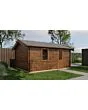 Lugarde Select | Tuinhuis Kesteren met Garagedeur 400 x 500 | Keteldruk Bruin