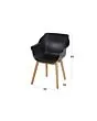 Hartman | Tuinstoel Sophie met Armleuningen Teak | Carbon Black
