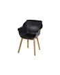 Hartman | Tuinstoel Sophie met Armleuningen Teak | Carbon Black
