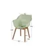 Hartman | Tuinstoel Sophie met Armleuningen Teak | French Green
