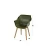 Hartman | Tuinstoel Sophie met Armleuningen Teak | Moss Green