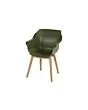 Hartman | Tuinstoel Sophie met Armleuningen Teak | Moss Green