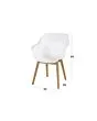 Hartman | Tuinstoel Sophie met Armleuningen Teak | Royal White
