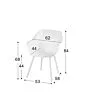 Hartman | Tuinstoel Sophie Element met Armleuningen | Royal White