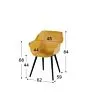 Hartman | Tuinstoel Sophie Studio | Curry Yellow