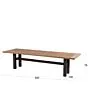 Hartman | Tuintafel Sophie Yasmani 300 x 100 cm | Carbon Black