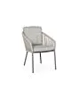 SUNS | Tuinstoel Nappa | MRG | Fishbone Weaving | Soft Grey Mixed Weave
