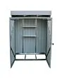 Fonteyn | Palladium Tuinkast Dubbele Deur 152 x 61 cm | Zilver