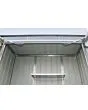 Fonteyn | Palladium Tuinkast Dubbele Deur 152 x 61 cm | Zilver