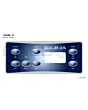 Balboa | Top Side Panel VL701S - Blower, Jets 1, Jets 2, Mode, Light, Warm, Heat/Cool
