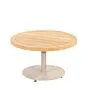 4 Seasons Outdoor | Koffietafel Volta Teak Ø60 cm x 35(h) cm | Latte