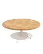 4 Seasons Outdoor | Koffietafel Volta Teak Ø80 cm x 30(h) cm | Latte