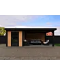 Fonteyn | Tuinhuis Xenna met Overkapping 600 x 300 Exclusief