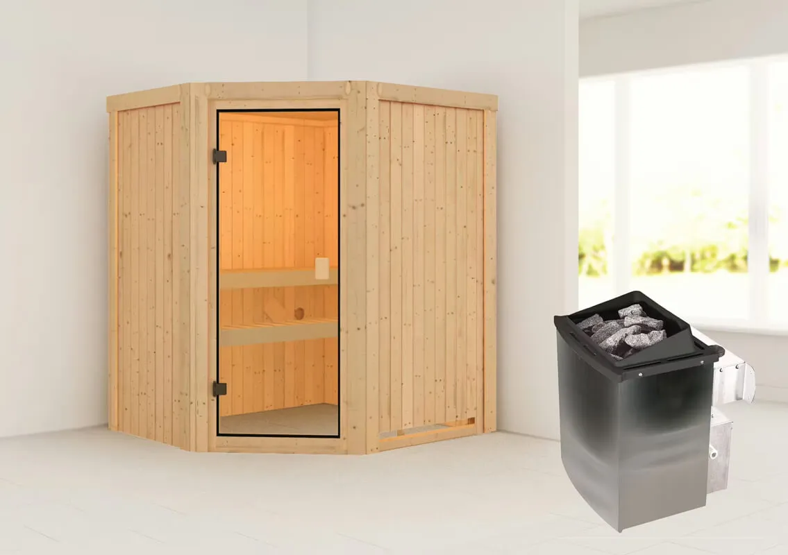 Karibu | Faurin Sauna | Kachel 9 kW Geïntegreerde Bediening