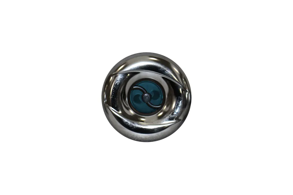 Passion | 3 3/8 Mini Jet, Pulsator, Snap-In, Smooth, Chrome-Green"