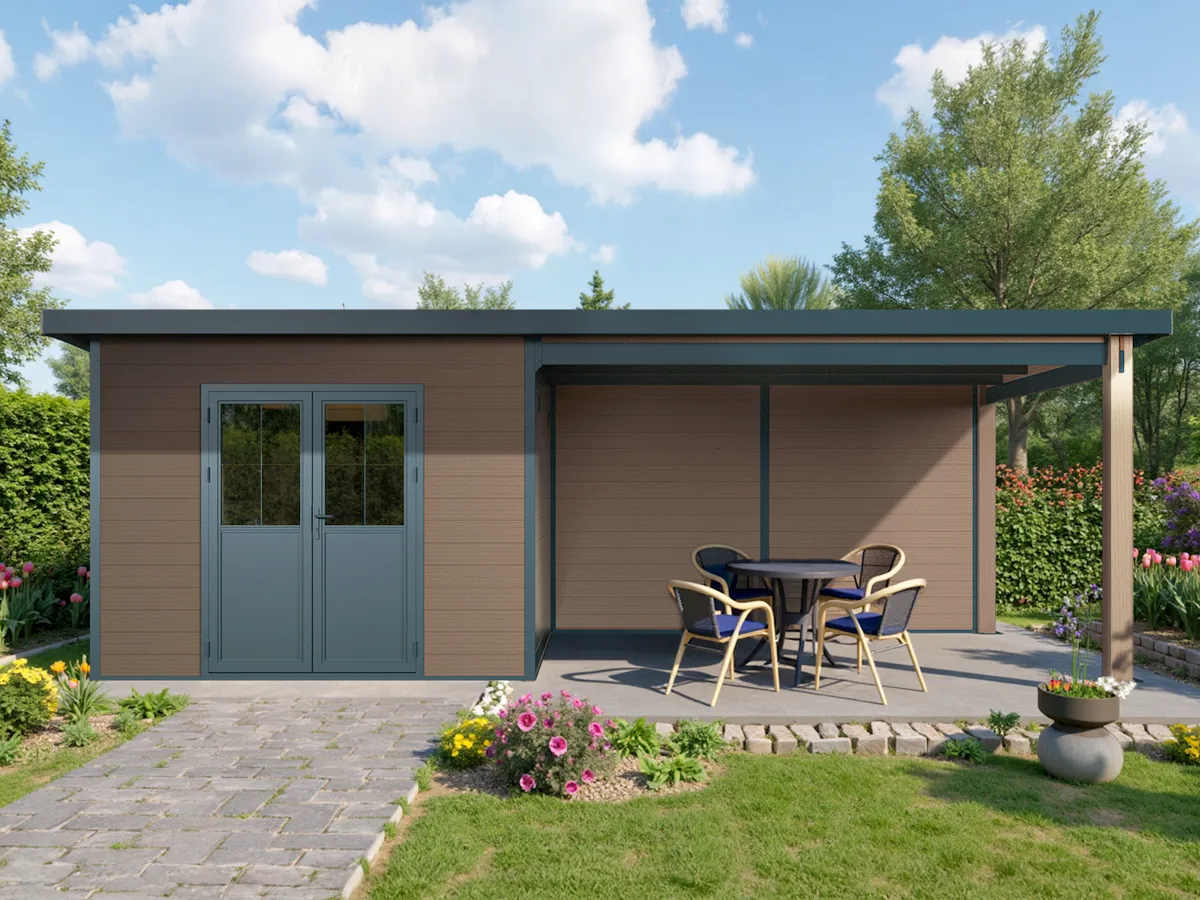 Fonteyn | Composiet Tuinhuis Jarmo 700 x 300