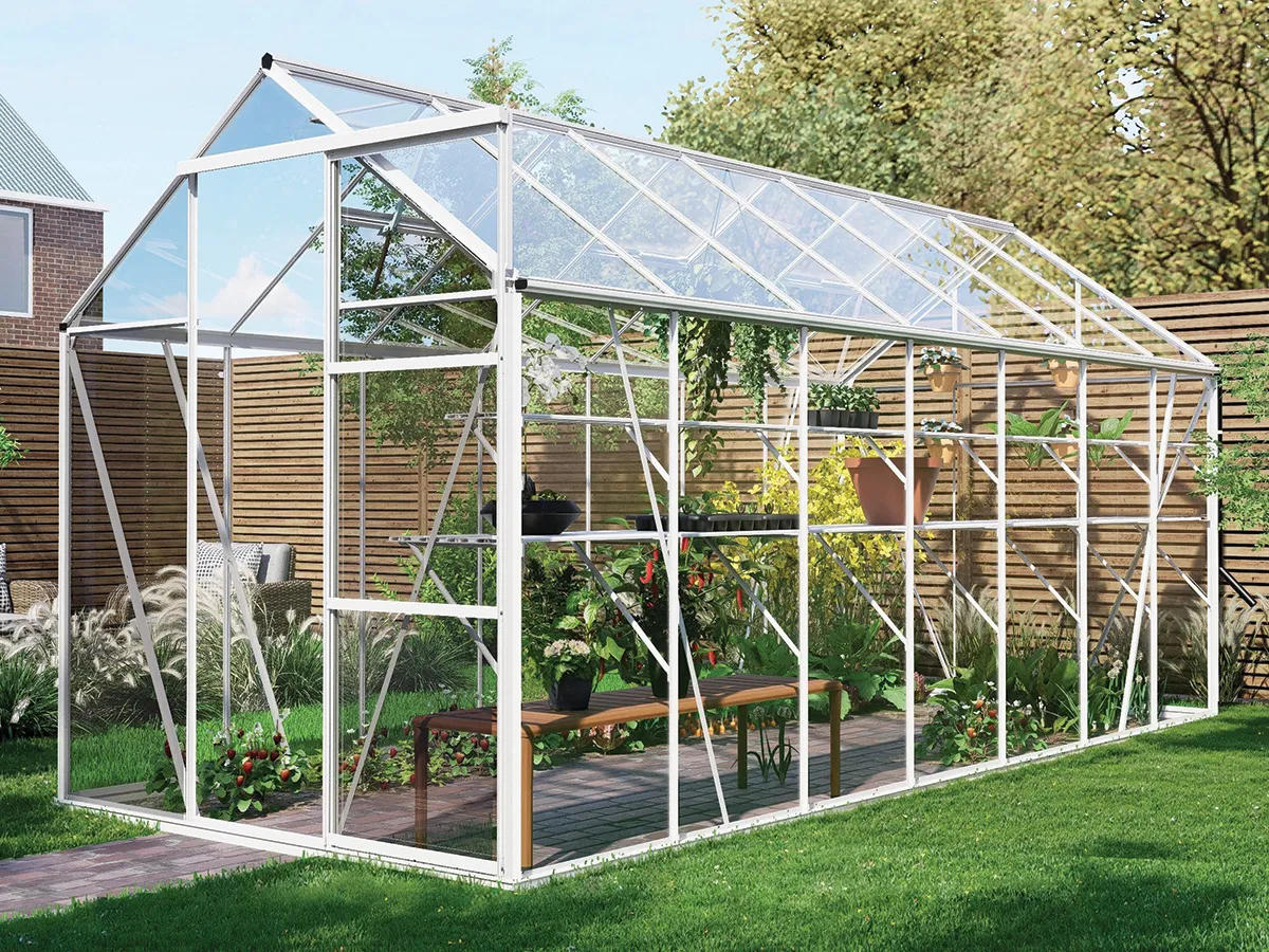 Royal Well | Kate V Tuinkas | Veiligheidsglas 3 mm | Wit