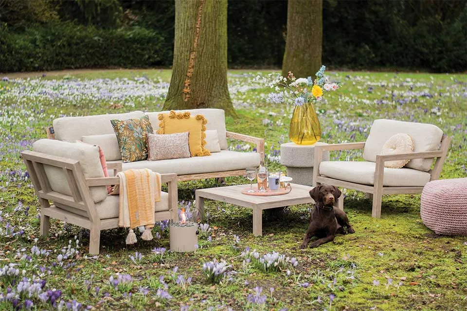 Apple Bee | Loungeset Olive | Coastal Teak