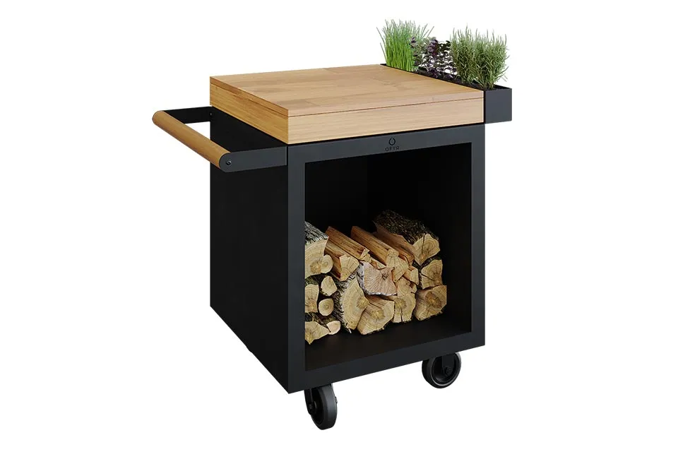 OFYR | Mise en Place Table Black 65 PRO | Teak Wood