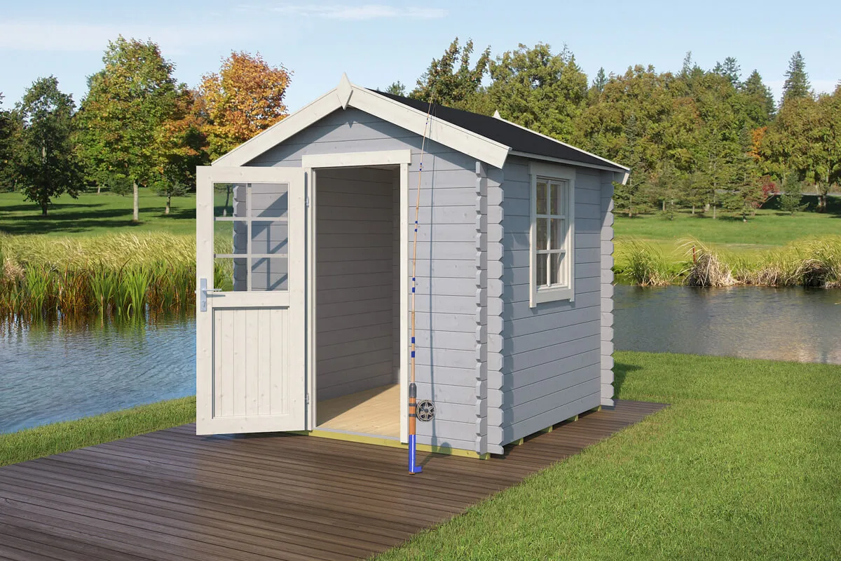 Platinum Outdoor Life Products | Tuinhuis Wels 200 x 200 | Gecoat |  Grey-Wit