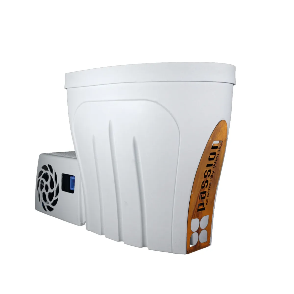 Passion Ice Baths | Ice Bath Revive Pro-Snow White-Corten Steel