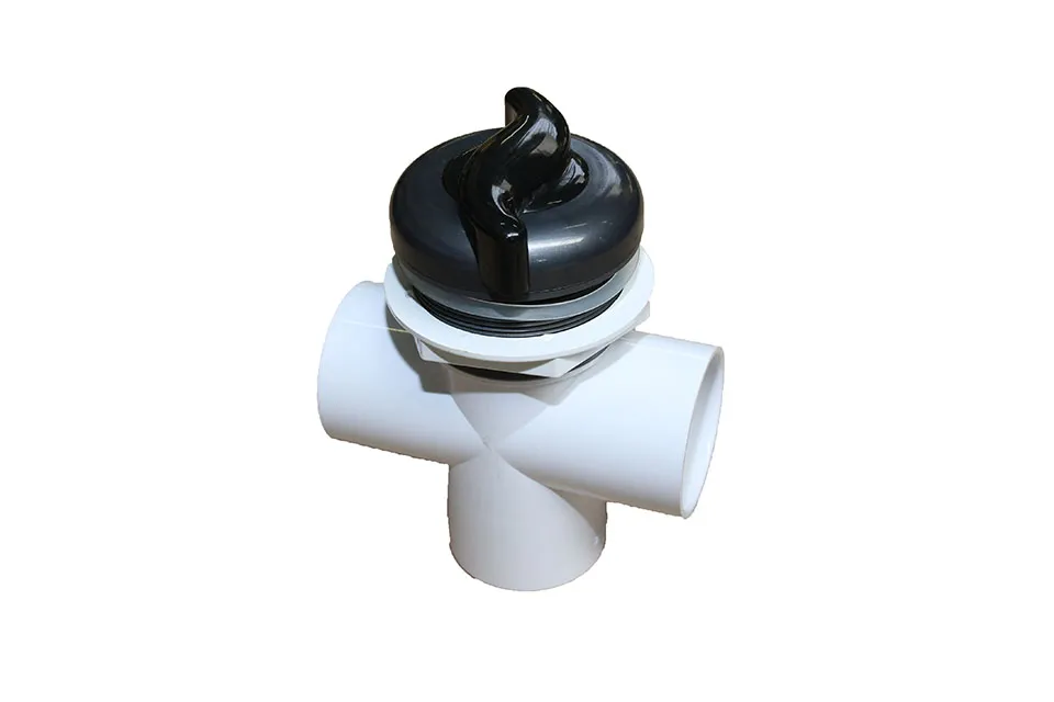 Rising Dragon | Diverter Valve - 2 S x 2" S x 2" S, 'S' Handle, DSG-Black"