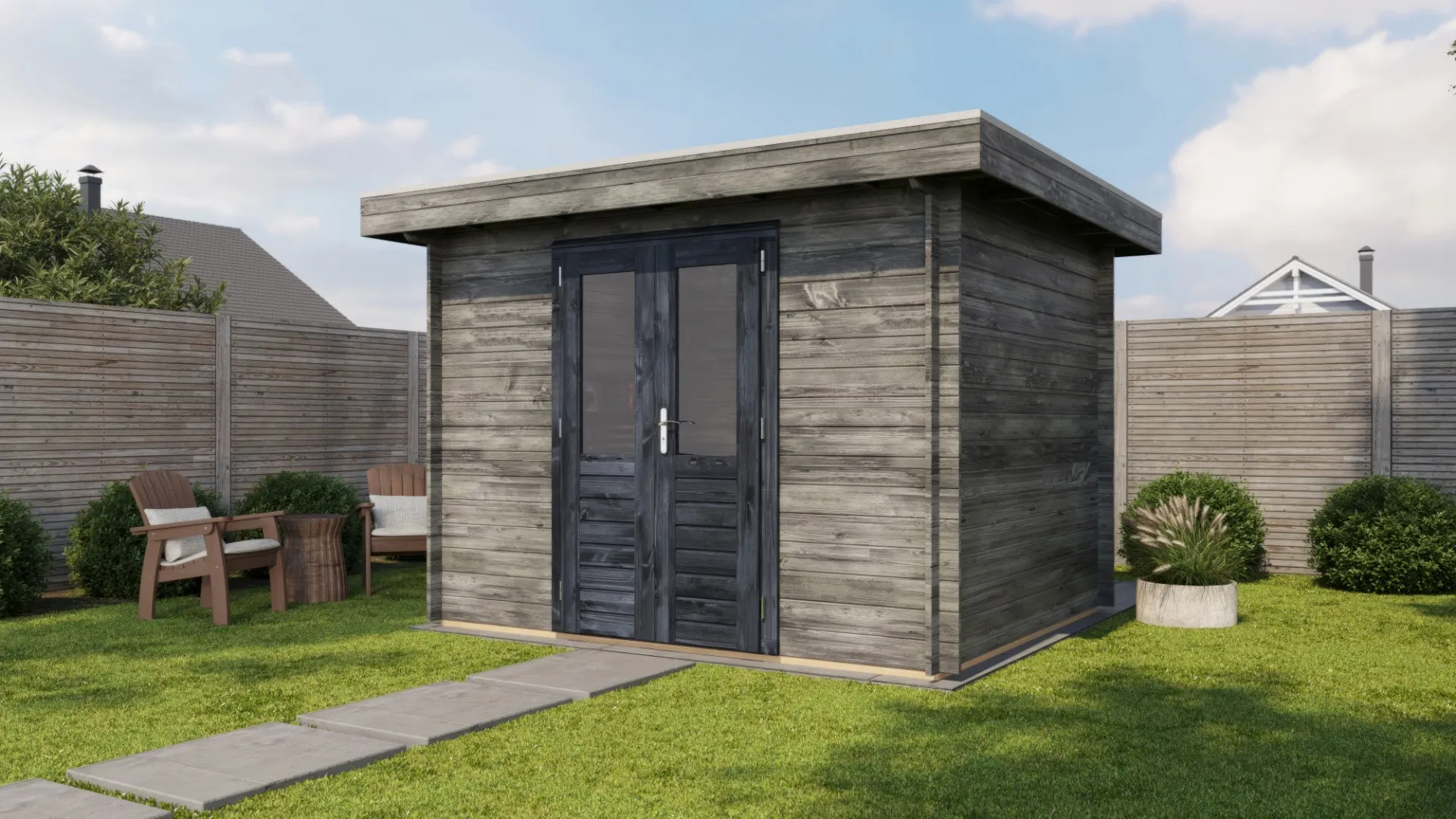 Lugarde Select | Tuinhuis Wassenaar 300 x 250 | Keteldruk Grijs