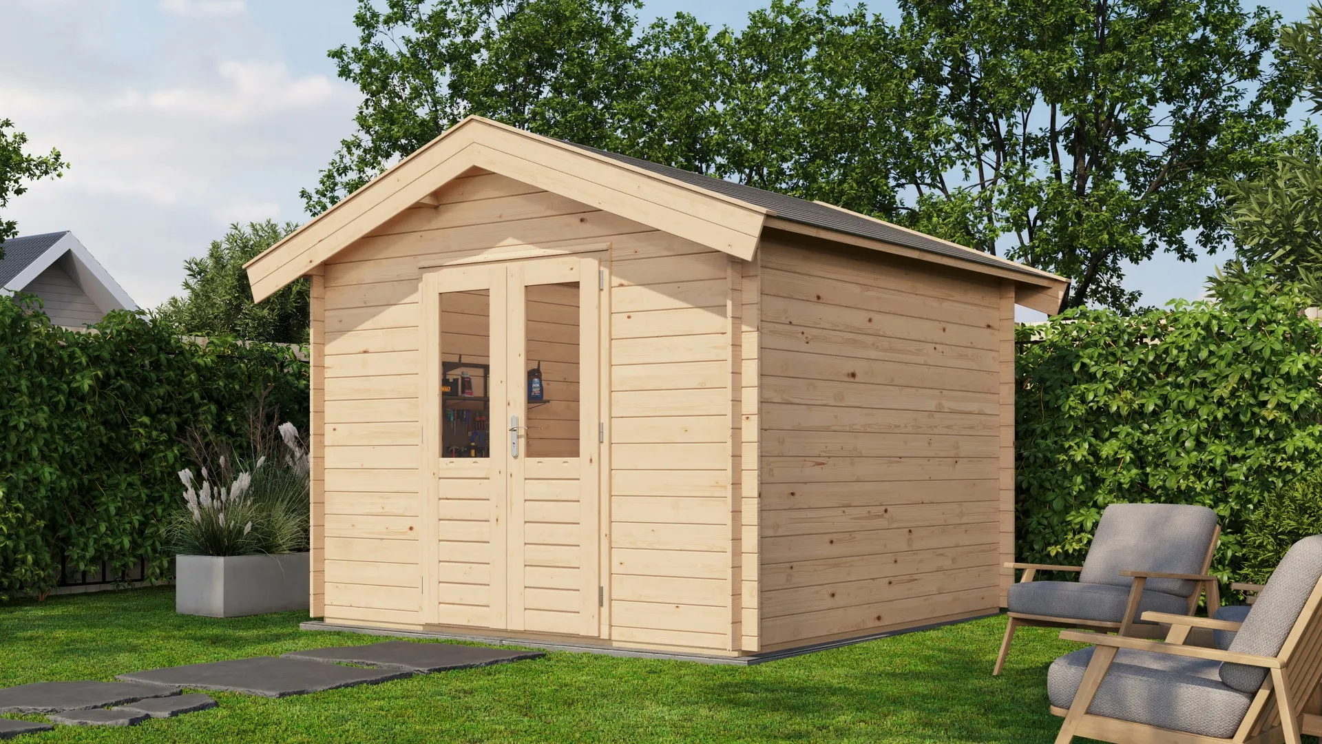Lugarde Select | Tuinhuis Twello 300 x 300 | Onbehandeld