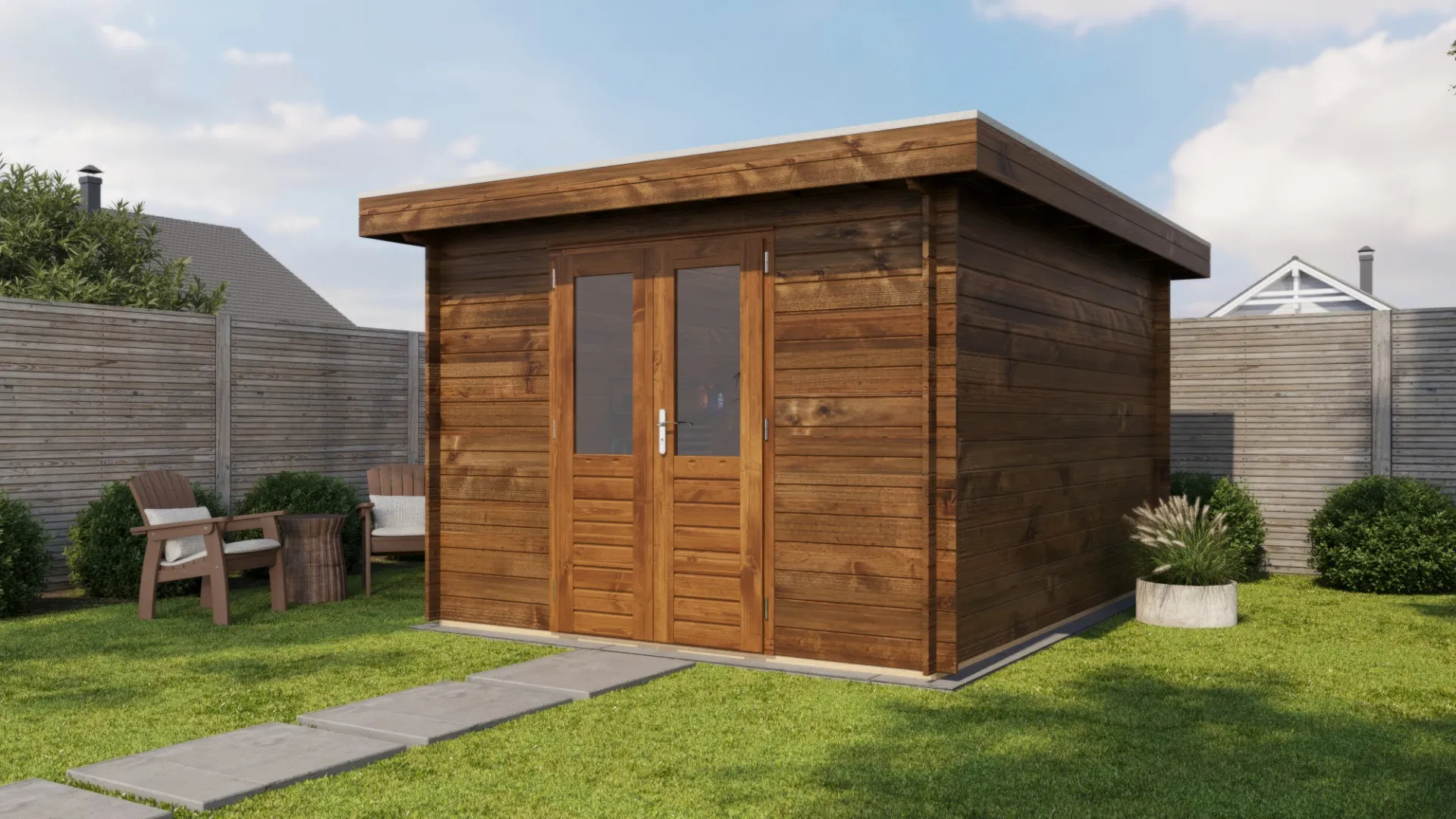Lugarde Select | Tuinhuis Barneveld 300 x 400 | Keteldruk Bruin