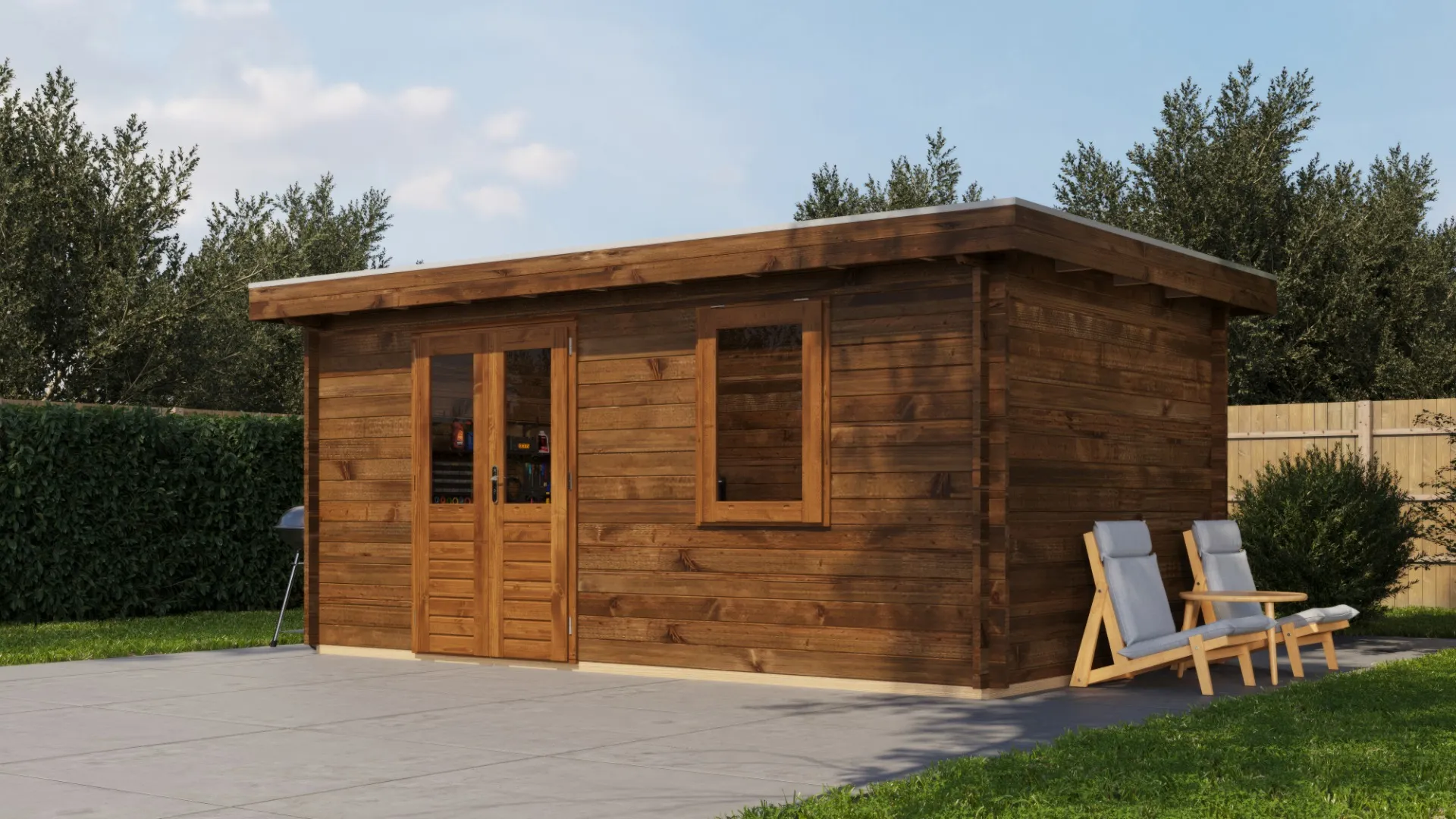 Lugarde Select | Tuinhuis Zevenaar 500 x 300 | Keteldruk Bruin