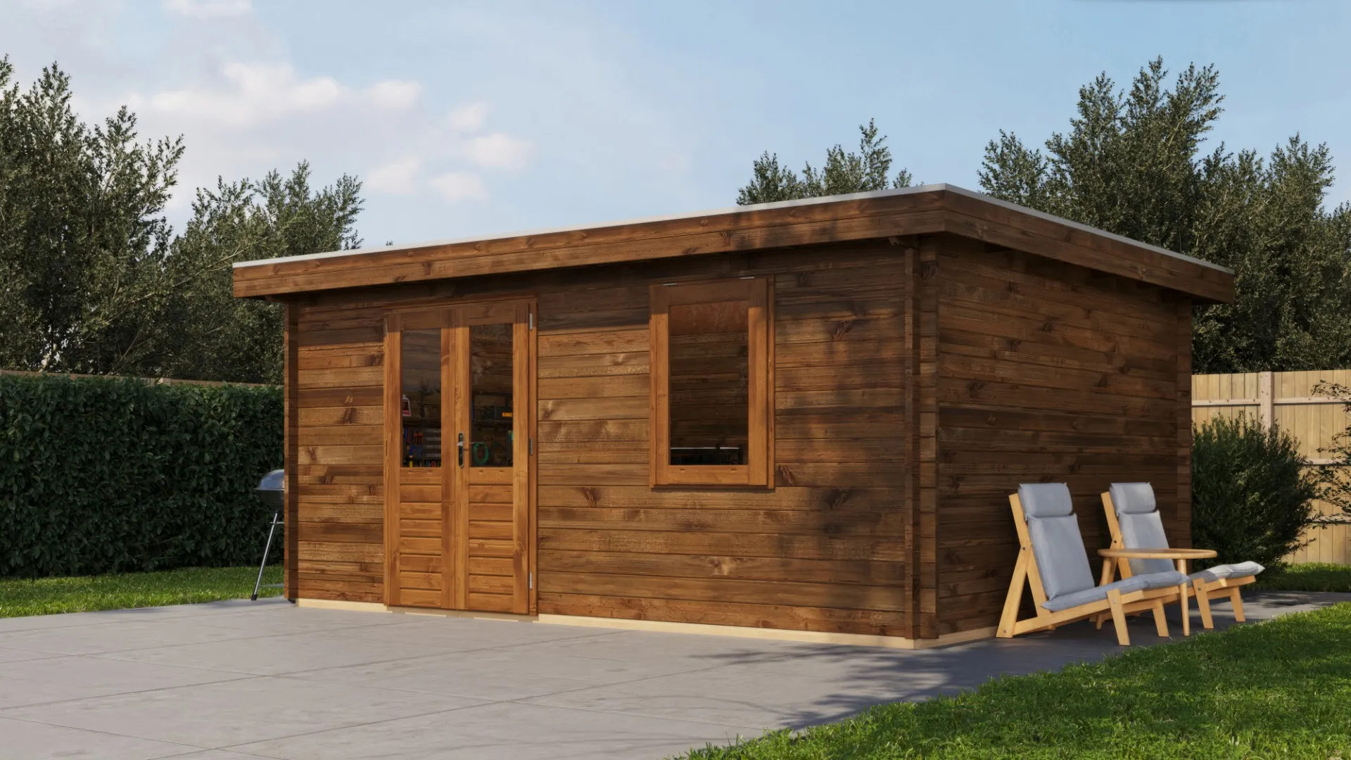 Lugarde Select | Tuinhuis Duiven 500 x 400 | Keteldruk Grijs