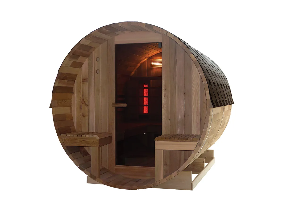 Fonteyn | Barrel Sauna 7+1 Combi | Rustic