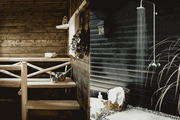 Stralend met de sauna in de zomer